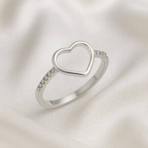 Anel Coração Aberto