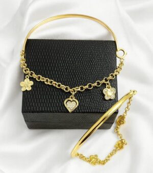 PULSEIRAS DE OURO 18K COM PINGENRE  VANTIN